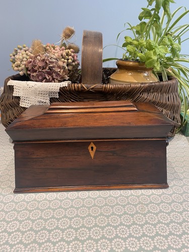 Antique georgian mahogany tea - georgian,