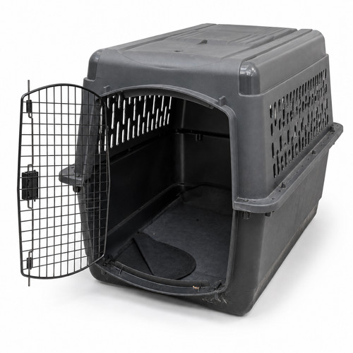 Large plastic dog crate - large,