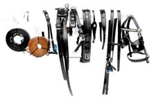 NEW LEATHER HORSE DRIVING CART