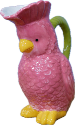 Polly the pink - pink, parrot