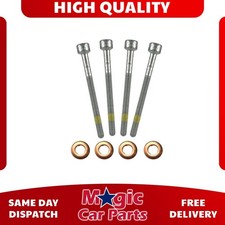 4X INJECTOR BOLTS & WASHER GASKETS FOR MERCEDES A-C-E CLASS SPRINTER A6119900122