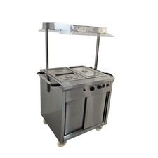 Heittox 3 Pan Wet Bain Marie With Heated Gantry