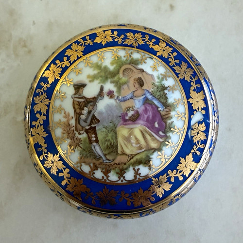 Limoges france blue - limoges, &