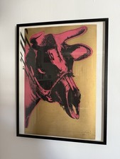 PAUL INSECT Warhol Cows On Gold 8/50 Print LAZARIDES Signed Street Art BULLION