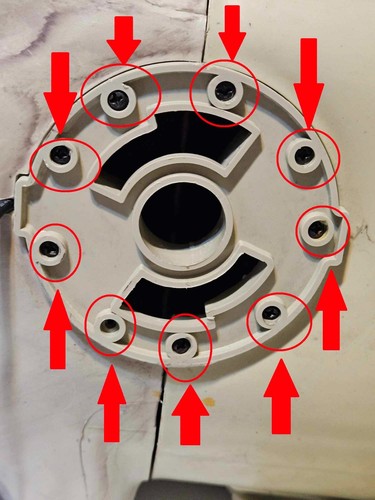 20x head bracket screws - head,