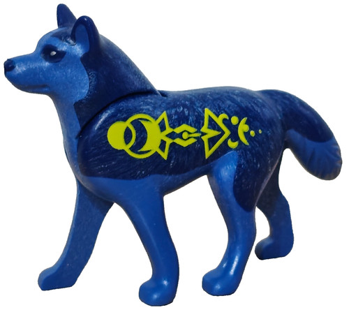 Playmobil blue ayuma wolf - blue,