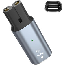 Usb shaver adapter - 5v, usb-c