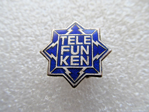 Old badge telefunken - telefunken, radio