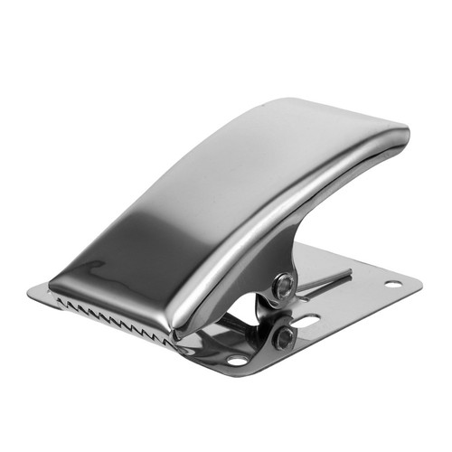 Fish tail clip board stainless - fish,