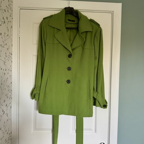 Green short coat - green,