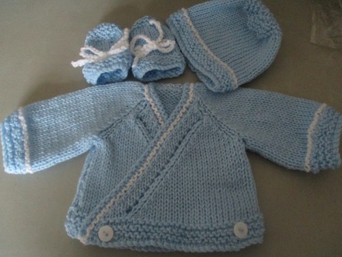 Hand knitted baby - hand, pure