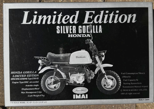 Honda gorilla silver - gorilla, gorilla"