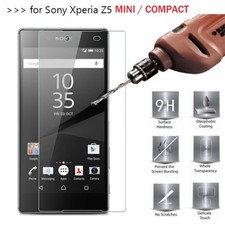 100% Genuine TEMPERED GLASS Film Screen Protector For Sony Xperia Z5 Compact
