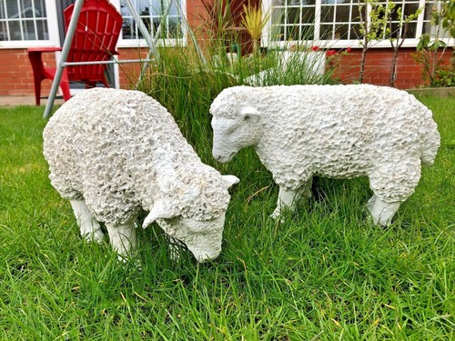 Spring lamb garden ornament - lamb,