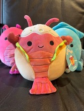 Squishmallows 7.5" Lorono The Lobster Plush - New With Tags