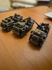 28mm Warlord British WW2 Paratroop Jeeps Bolt Action Commamd Decision