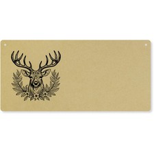 Decorative floral stag head - 'decorative, head'