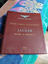 Jaguar Mark 10 Factory Parts List Catalogue 1st Edition 1962 VGC Mk X Ten