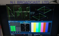 Tektronix wvr7120 HDSDI / SDI rasterizer waveform vector scope  with Dolby E
