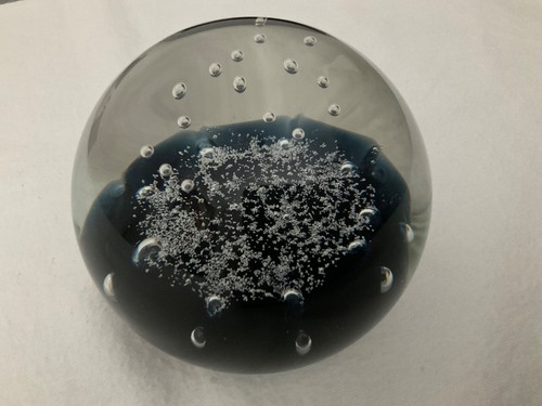 Large heavy clear - art, glass