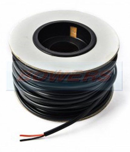 30m metre roll - roll/reel, black/red