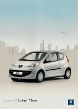Peugeot 107 Urban Move 1.0 Limited Edition 2007 UK Market Sales Brochure 3dr 5dr