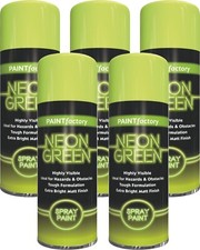 5 x Fluorescent Neon Green