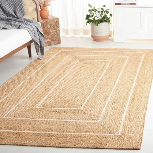 Natural jute area rug - jute,