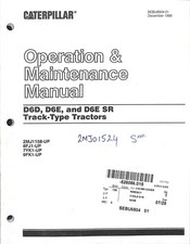 CATERPILLAR D6D D6E D6ESR