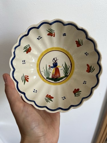 Vintage quimper pottery - vintage,