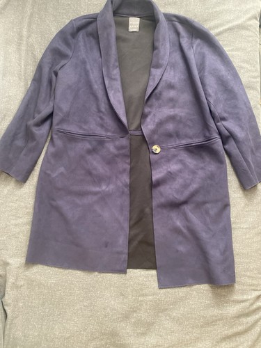 Primark purple suede blazer