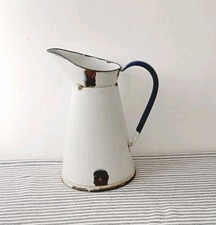 Vintage Enamel Jug Pitcher