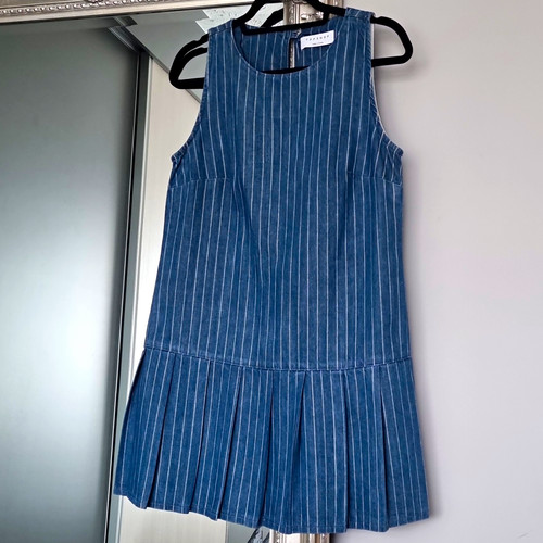 Topshop blue striped denim - topshop,