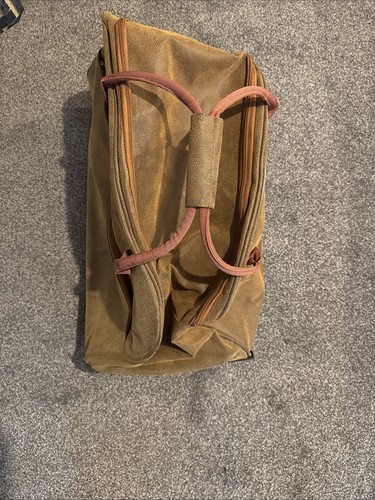 Rolling duffel brown - brown, leather