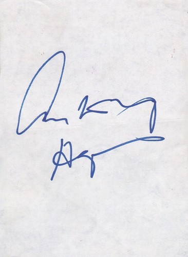 Anthony hopkins signed - anthony,