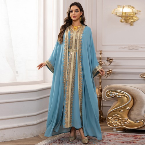 Dubai women muslim kaftan - dubai,