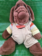 Vintage Ganzbros Wrinkles 1981 Puppy Dog Hand Puppet Toy Plush Tag & Clothes