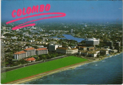 Cpm colombo aerial view with - colombo,