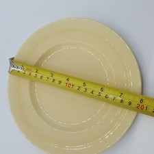 Woods Ware Plate Jasmine Cream 8" Classic Utility Vintage Multi Buy Discount