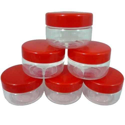 Clear plastic screw top - 12,