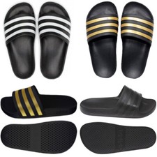 Adidas Mens Sliders Adilette Aqua Slide Shoes Beach Flip Flops Sandals Slippers