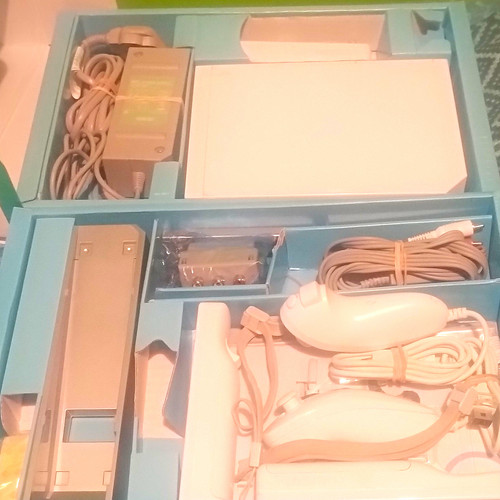 Nintendo wii white pal - white, console