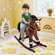 Kids Toy Rocking Horse Wood