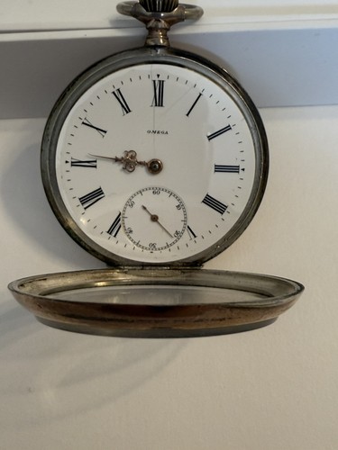 Omega antique silver - omega, hunter