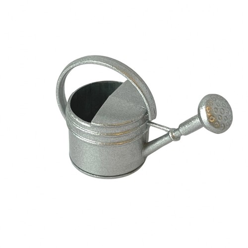 Dolls house silver watering - silver,