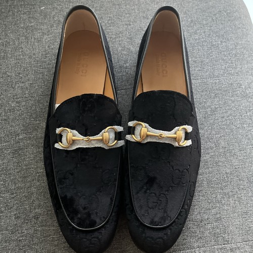 Gucci velvet men loafer - velvet,