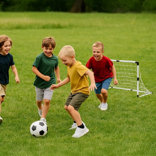 Kids football with ball pump - football,