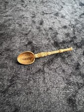antique gilt anointing spoon
