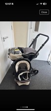 Jane Trider Matrix 2-Light Pram Carry Cot and Pushchair Bundle Set. 