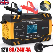 Car Battery Charger 12V 8A 24V